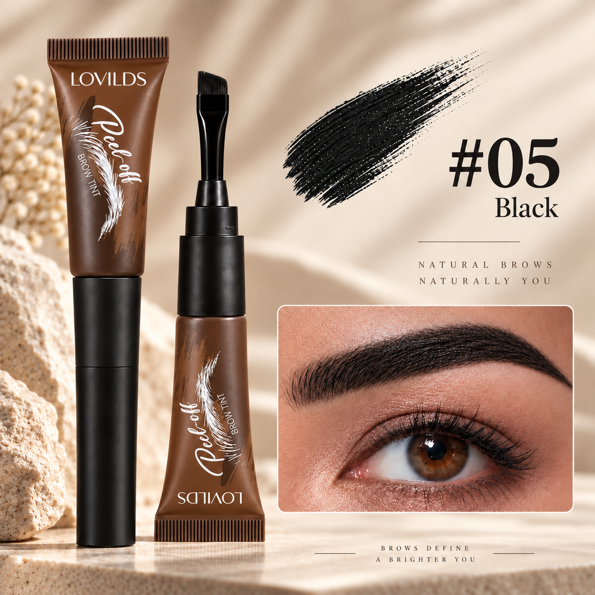 ✨LOVILDS® Peel-Off Brow Tint – Long-Wear Waterproof Eyebrow Gel
