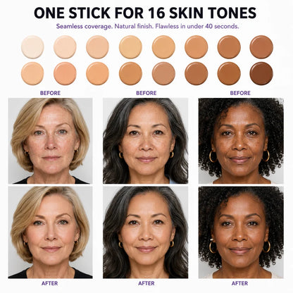 ✨2-in-1 Color Changing Foundation Stick – The stick that makes mature skin glow again