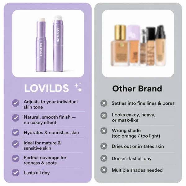 ✨2-in-1 Color Changing Foundation Stick – The stick that makes mature skin glow again