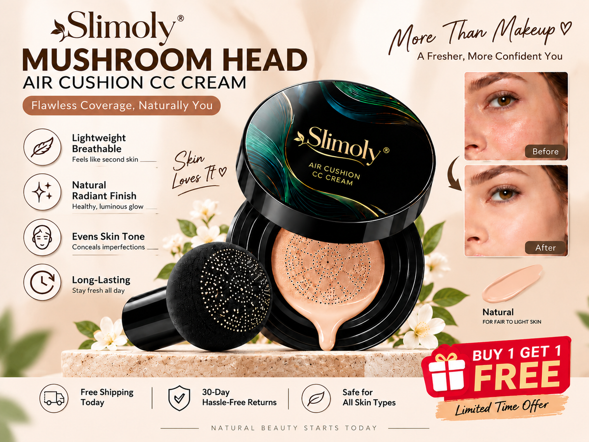 🔥 Buy 1 Get 1 Free⏰Mushroom Head Air Cushion CC Cream