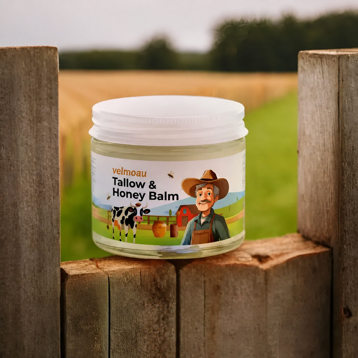 ✨🐝 Velmoau Tallow Honey Balm — Nature’s Touch for Soft, Glowing Skin ✨